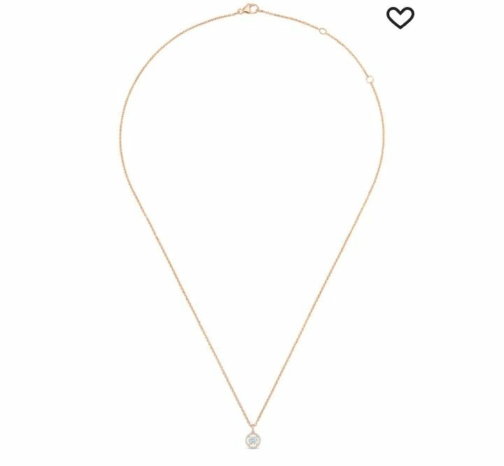 18kt rose gold Aura diamond pe