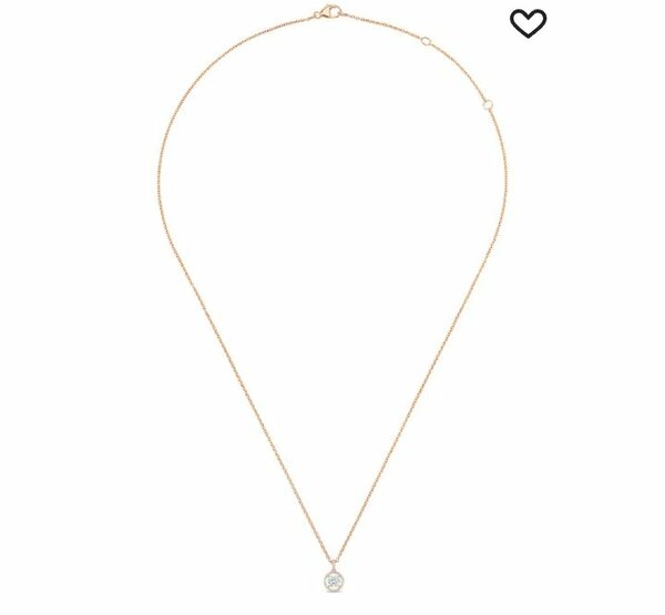 18kt rose gold Aura diamond pe