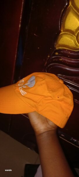 Casquette orange Côte d'Ivoire