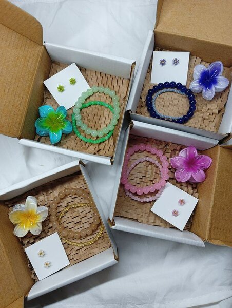 Ensemble bijoux fantaisie coloré