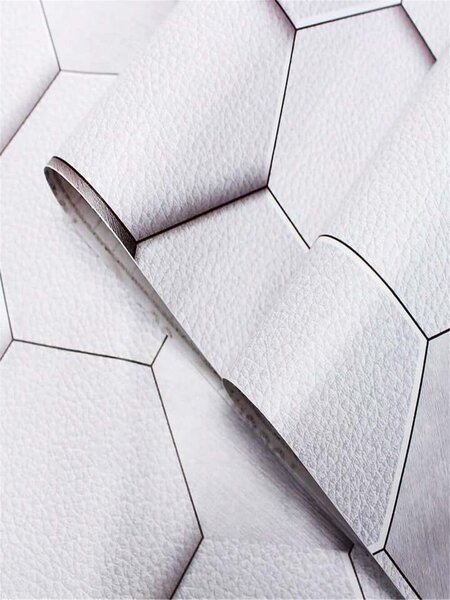 Papier peint hexagonal 3D