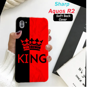 Sharp Aquos R2 Pouch Cover - King Soft Back Cover Case For Sharp Aquos R2 - Red