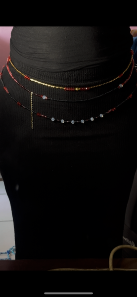 Ceinture perlée élégante