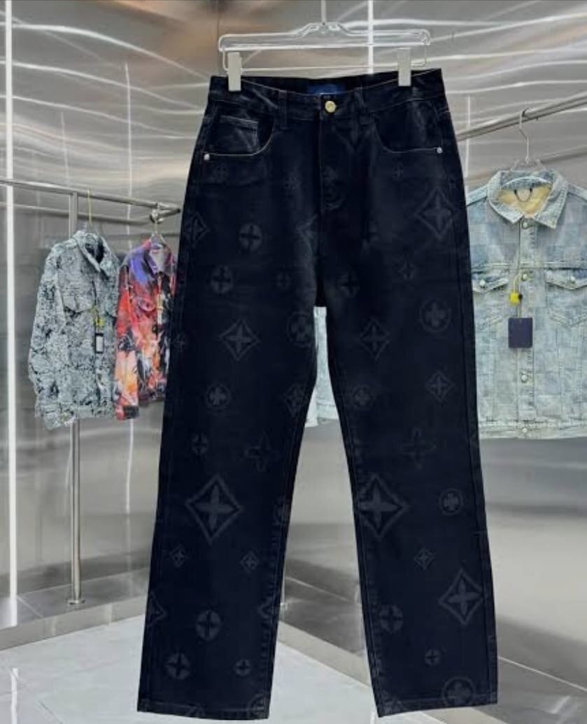 Jean imprimé tendance homme