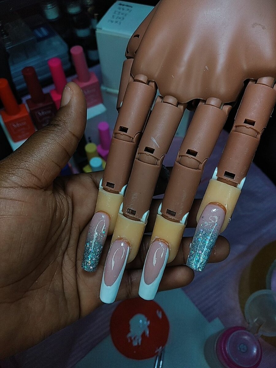 Glitters acrylic powder