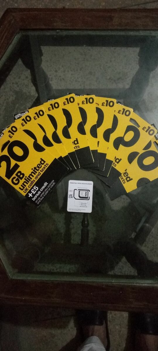 UK Physical SIM Card