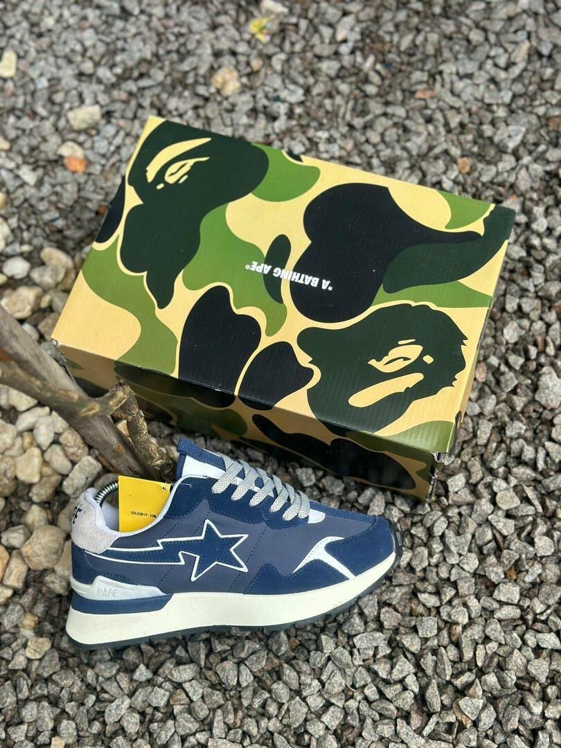 Baskets Homme Bleu Étoile