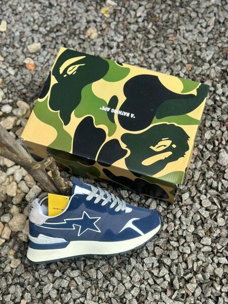 Baskets Homme Bleu Étoile