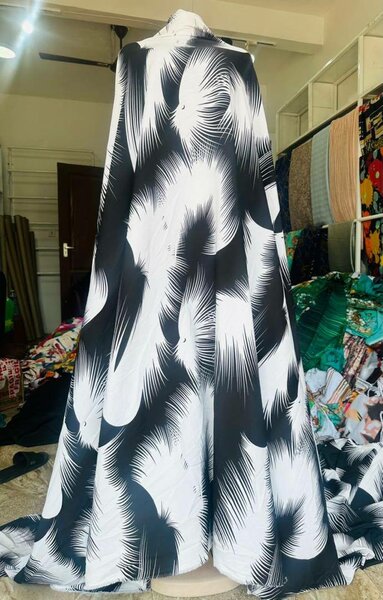 Rayon silk fabric