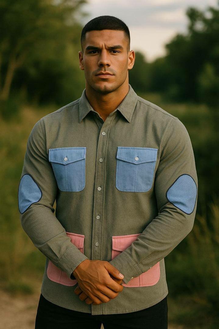 Chemise Oxford à Poches Homme