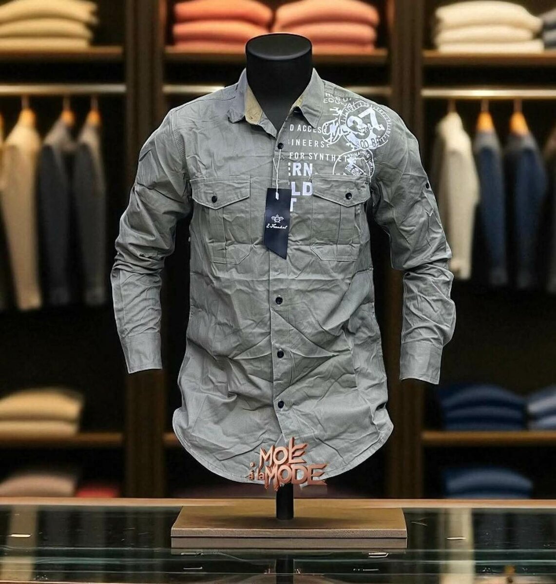 Chemise élégante homme casual