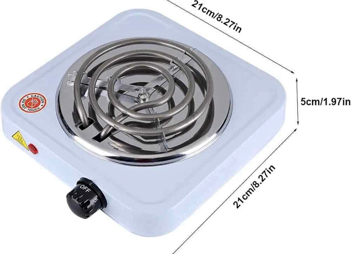 Plaque chauffante électrique compacte