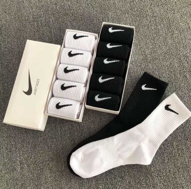 Nike Socks Black & White