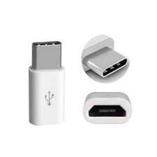 Usb Micro To Type C Connector Adapter For Android - White