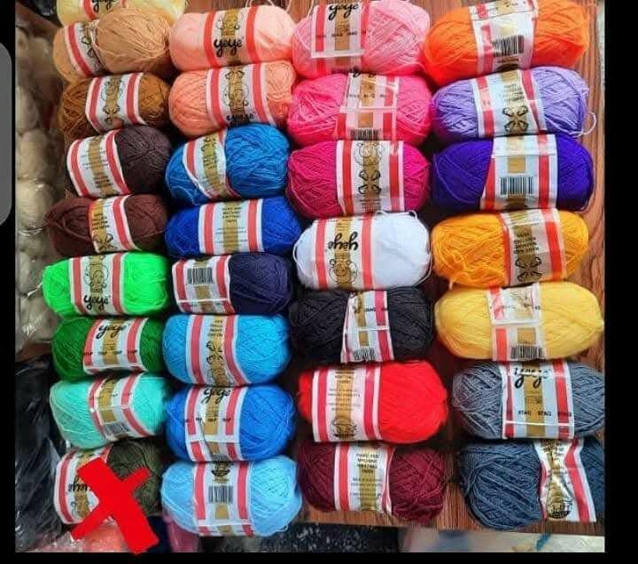 Fil à Tricoter en Laine Coloré