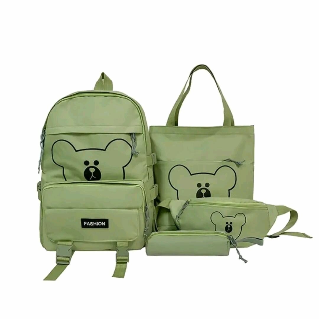 Set de Sacs d'École avec Motif Ours
