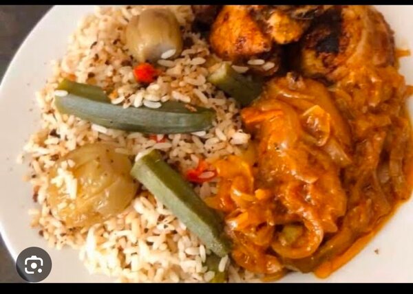 Riz Soumbala au poulet
