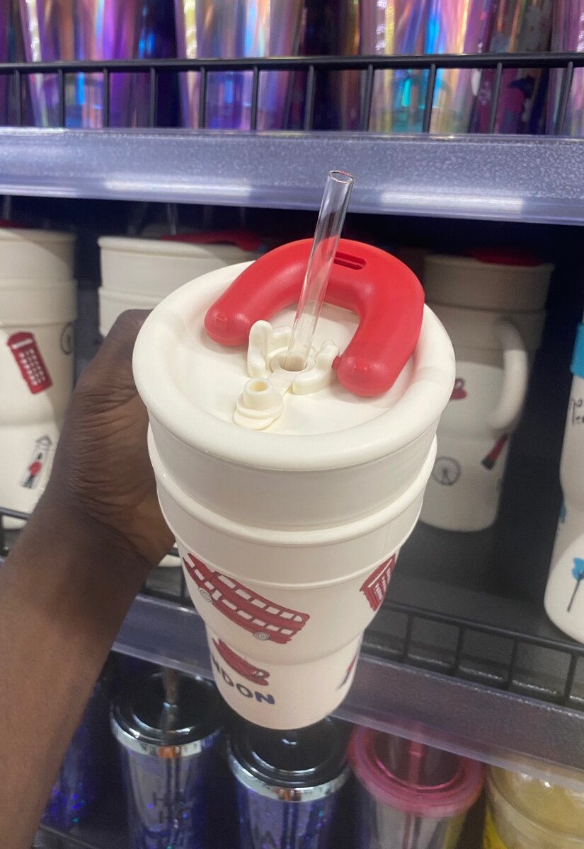 Gobelet London avec paille