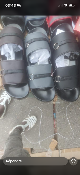 Sandales en cuir pour homme