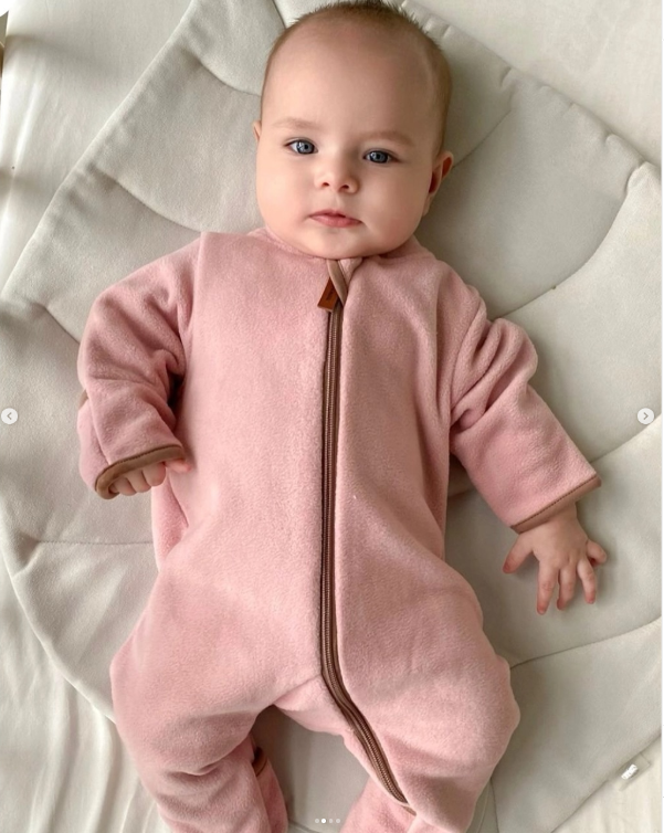 комбинезон детский розовый