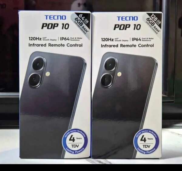 Smartphone Tecno Pop 10 128GB