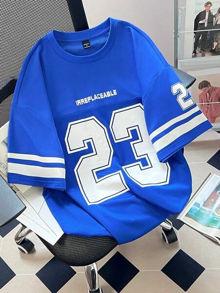 T-shirt bleu sport 23