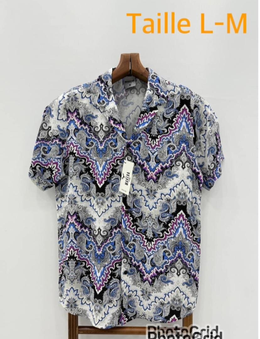 Chemise Homme à Motifs Ethniques