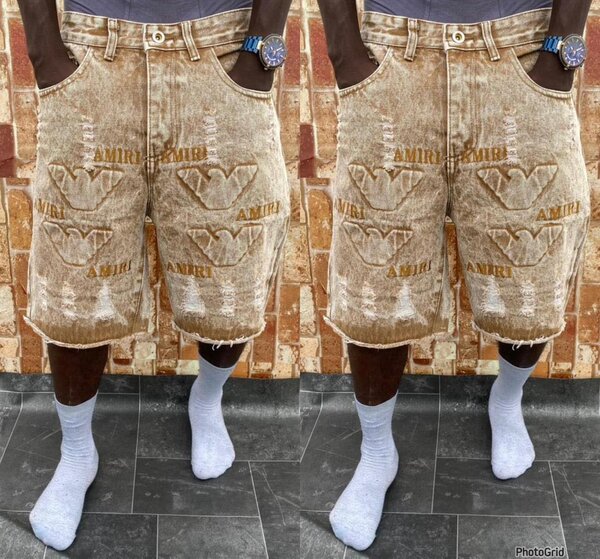 Shorts en jean décontractés homme