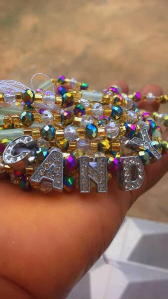 Customized waist beads