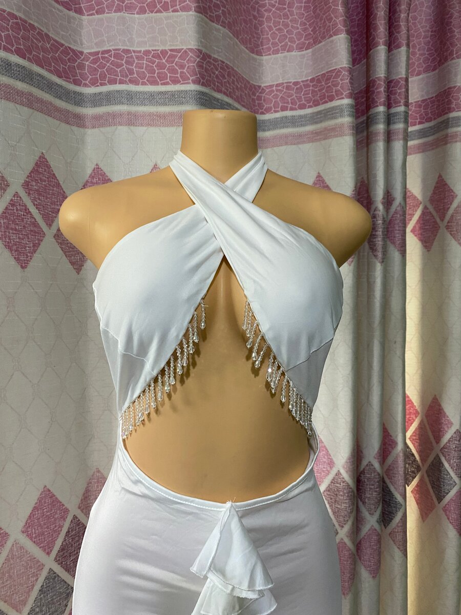 Robe longue dos nu élégante