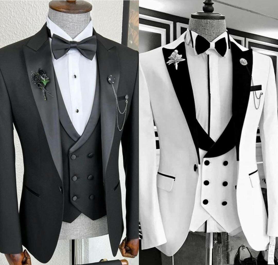 Costume de mariage élégant