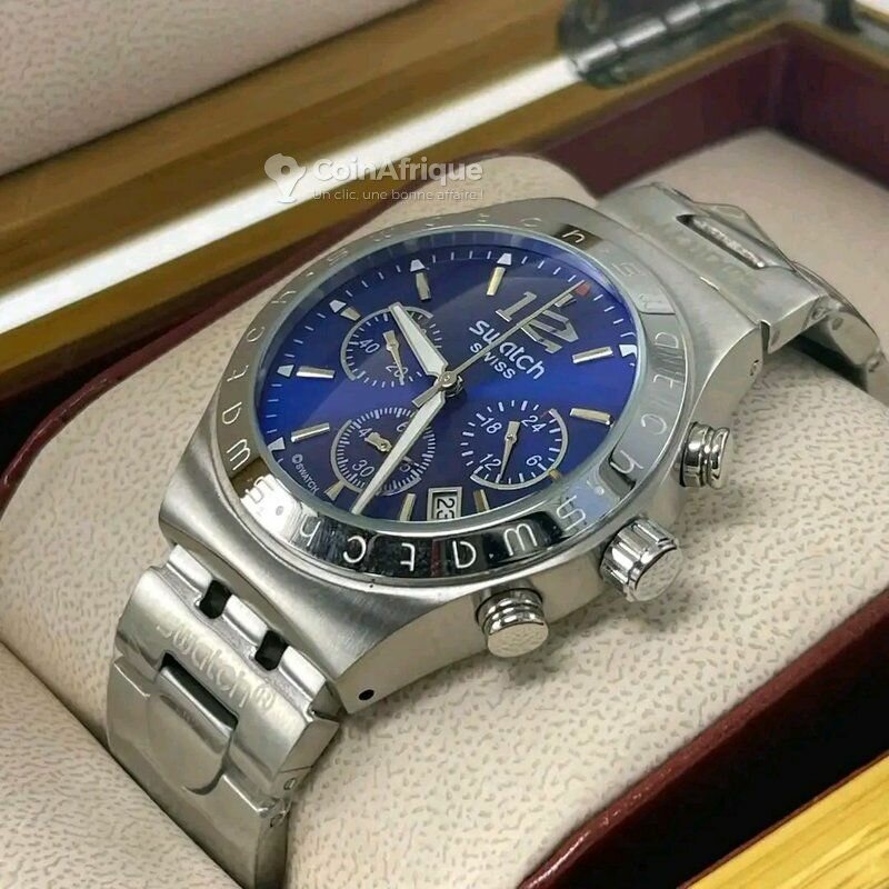 Montre Chronographe en Acier