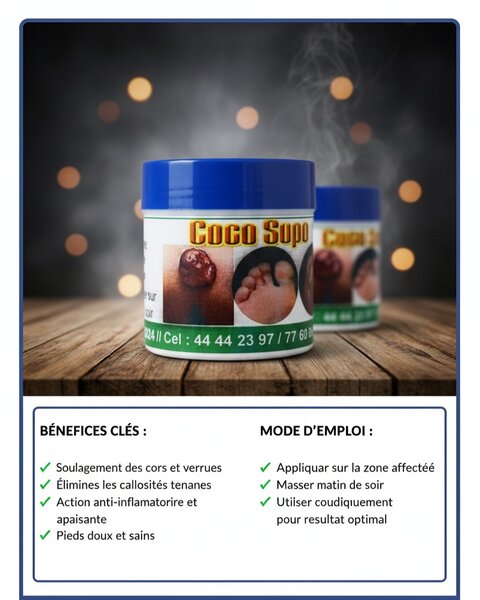 Crème anti-callosités Coco Supo
