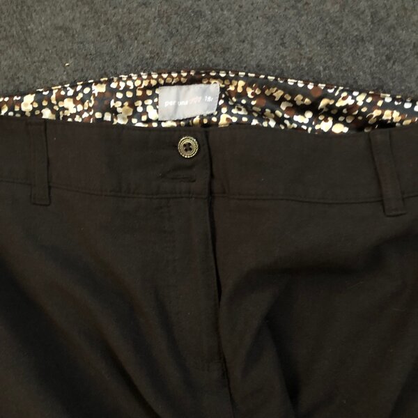 Ladies Office Pants | Coffee Dark Brown S: 18