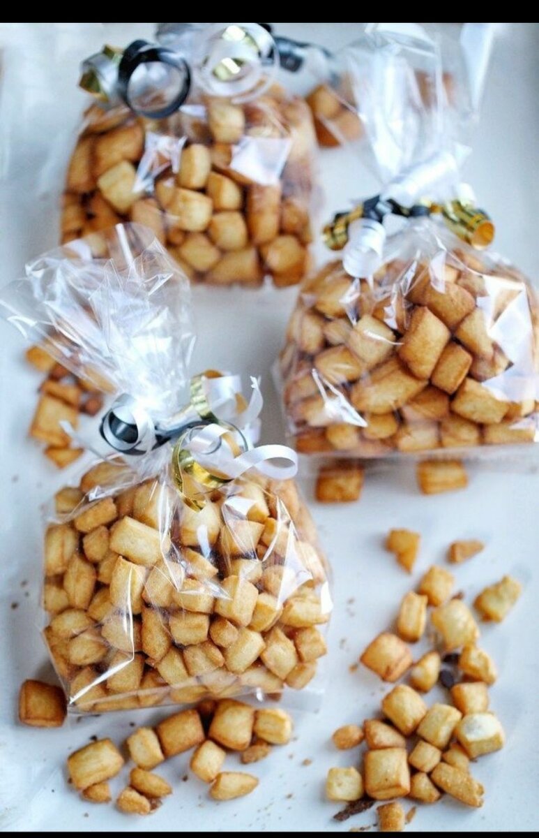 Mini beignets et biscuits croquants