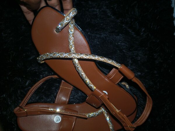 Sandales strass du Sénégal