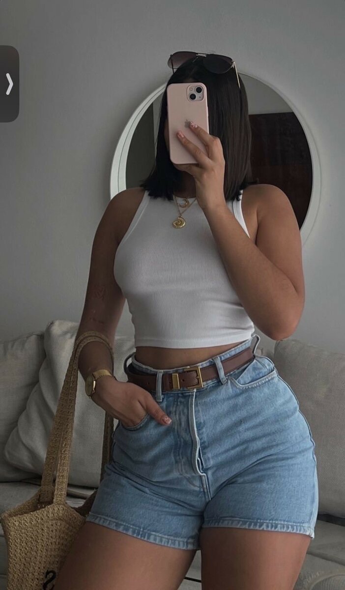 Shorts en jean décontractés