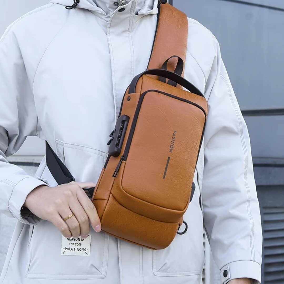 Sacoche Homme avec Port USB