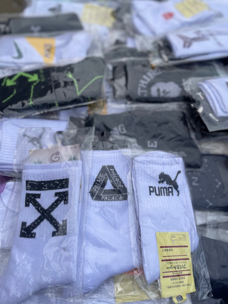 Chaussettes 100%. Coton