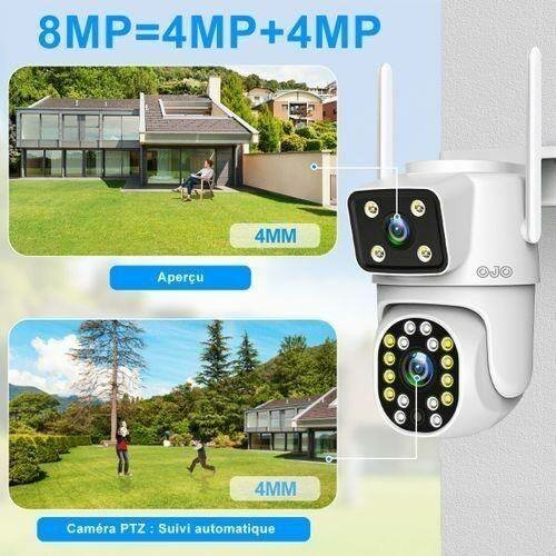 Caméra de sécurité PTZ 10MP