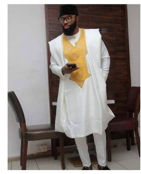 Ensemble boubou élégant 3piece