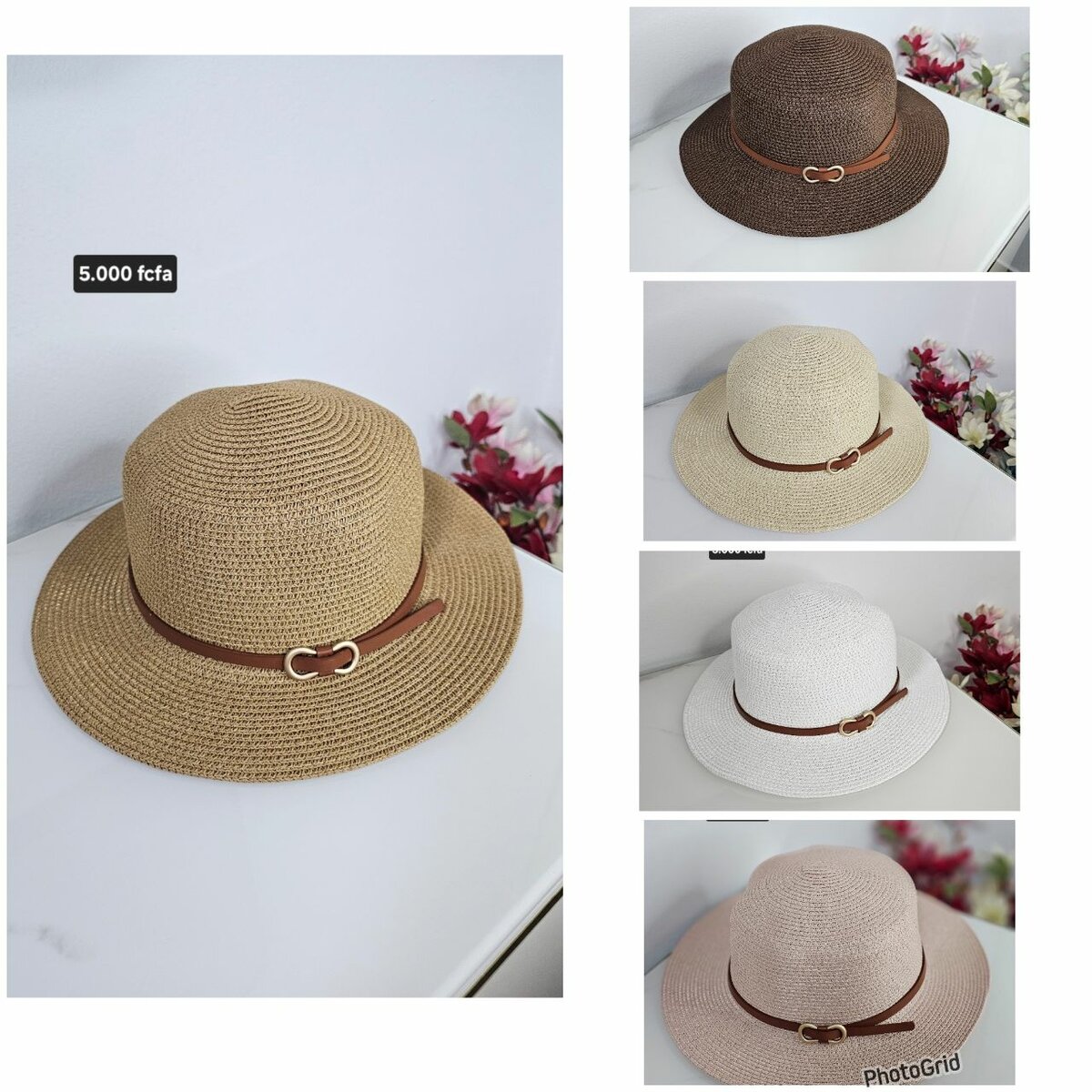 Chapeau en paille élégant