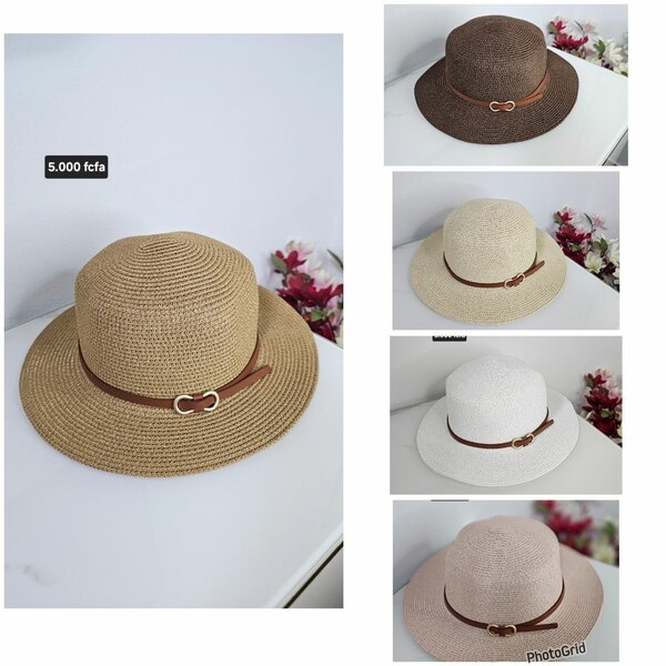 Chapeau en paille élégant