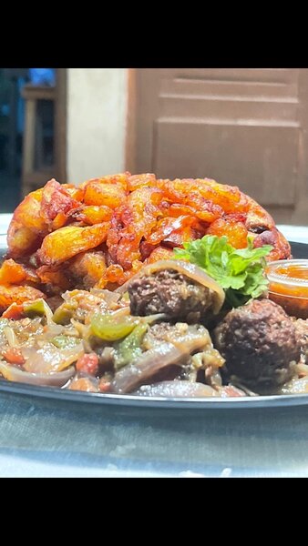 Alloco boulette viande de bœuf