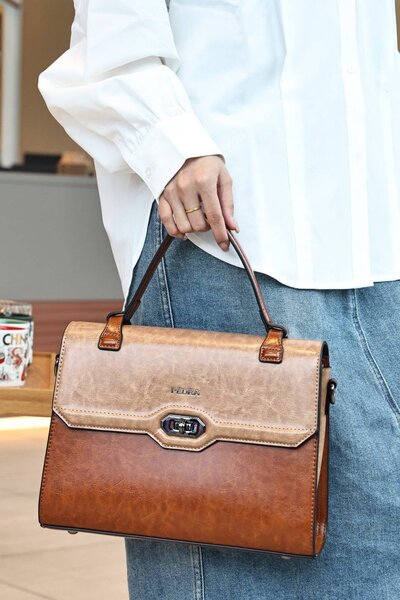 Sac à main cuir vintage élégant