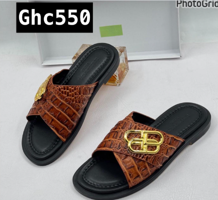 brown flip flops