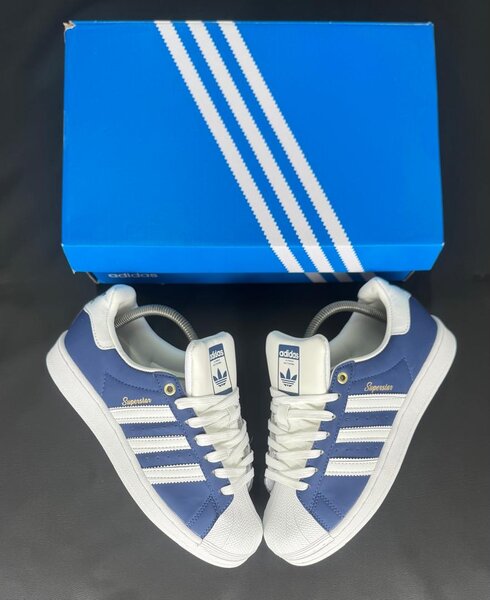 Adidas Superstar Bleu Blanc