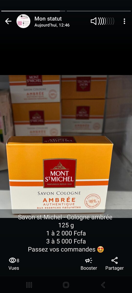 12 Savons - Ambre  St Michel