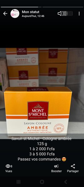 12 Savons - Ambre  St Michel