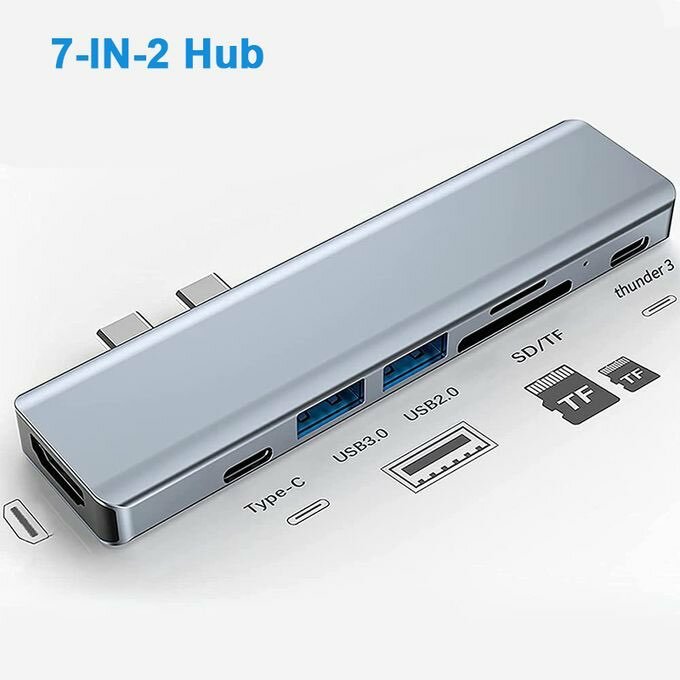 USB C HUB for Macbook Pro/Air M1 2020-2016 Type-C to HDMI